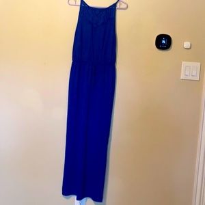 Royal blue maxi dress